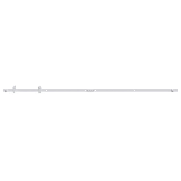 Suspension Vidaxl Ensemble pour une mini-porte-skiver 183 cm en acier en acier en carbone blanc