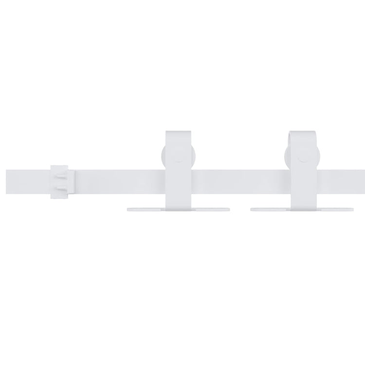Suspension Vidaxl Ensemble pour une mini-porte-skiver 183 cm en acier en acier en carbone blanc