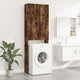 Armoire de machine à laver Vidaxl 64x25.5x190 cm coloré en chêne fumé