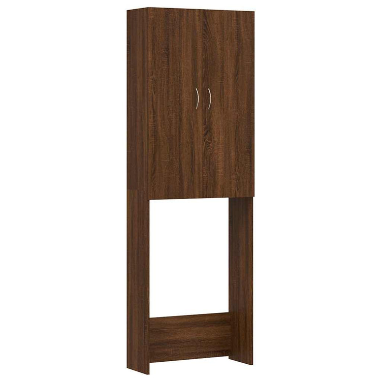 Vidaxl Washing Machine Armoire 64x25.5x190 cm Couleur de chêne brun