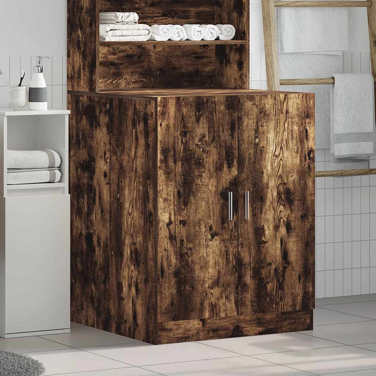 Vidaxl Washing Machine Counboard 71x71.5x91.5 cm Couleur de chêne fumé