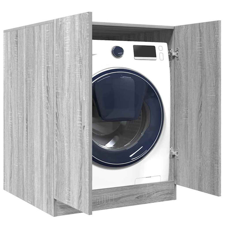 Vidaxl Washing Machine Counboard 71x71.5x91.5 cm Gray Sonoma Oak coloré