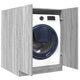 Vidaxl Washing Machine Counboard 71x71.5x91.5 cm Gray Sonoma Oak coloré