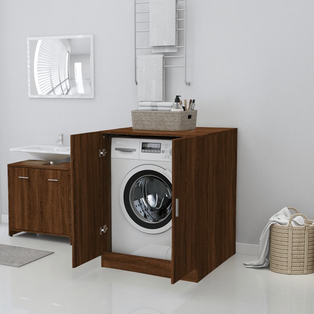 Vidaxl Washing Machine Counboard 71x71.5x91.5 cm Couleur de chêne marron