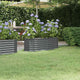 Vidaxl Planning Box 114x40x36 cm en poudre et en acier recouvert d'anthracite -colored