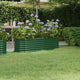 Boîte de planification de Vidaxl 152x40x36 cm en poudre et en acier en acier