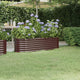 Vidaxl Planter 152x40x36 cm en poudre en acier recouvert de poudre