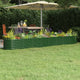 Vidaxl Planter 332x40x36 cm en poudre et en acier en acier