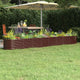Vidaxl Planter 332x40x36 cm en poudre en poudre brun