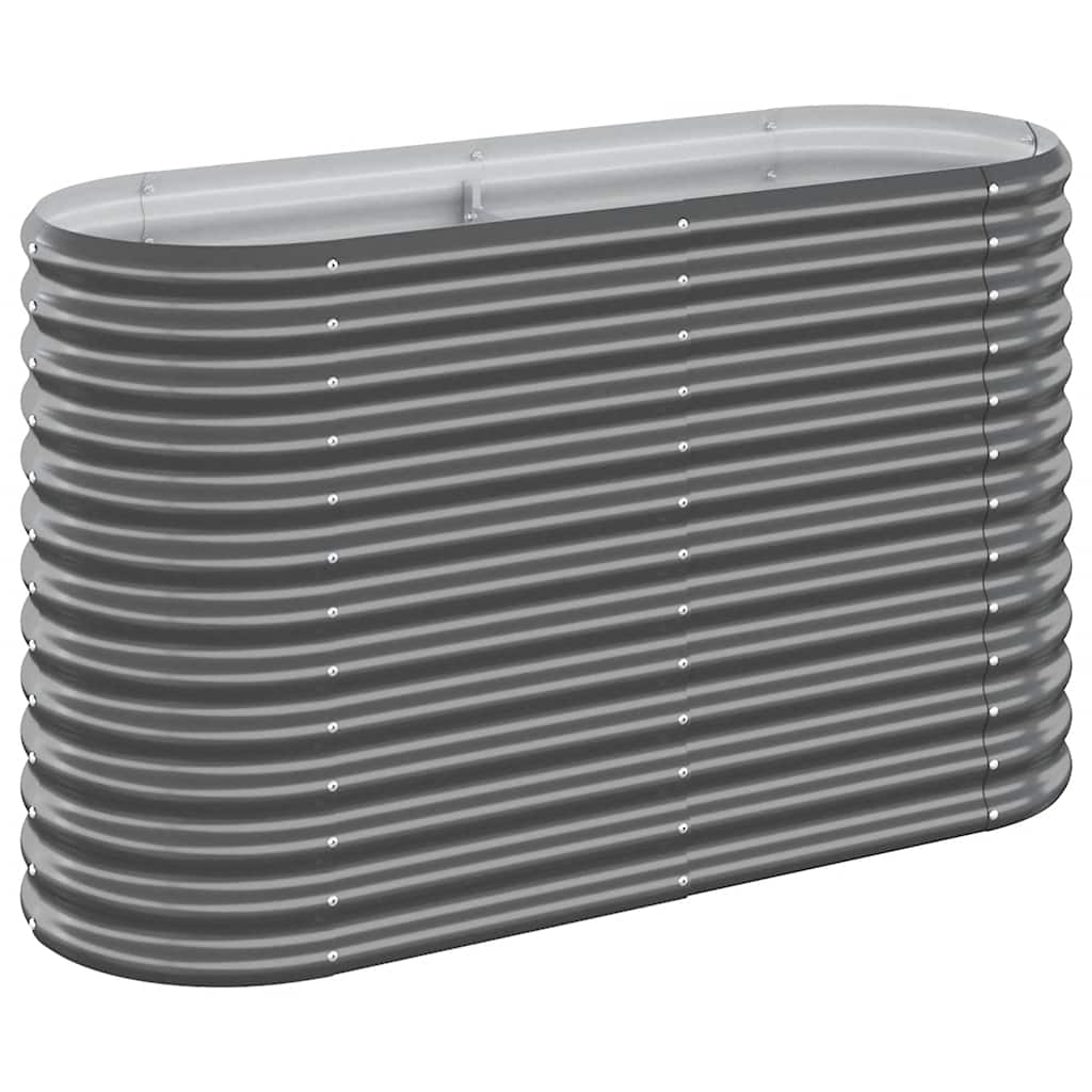 Boîte de planification Vidaxl 114x40x68 cm - Anthracite en acier recouvert de