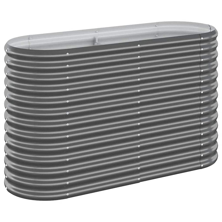 Boîte de planification Vidaxl 114x40x68 cm - Anthracite en acier recouvert de