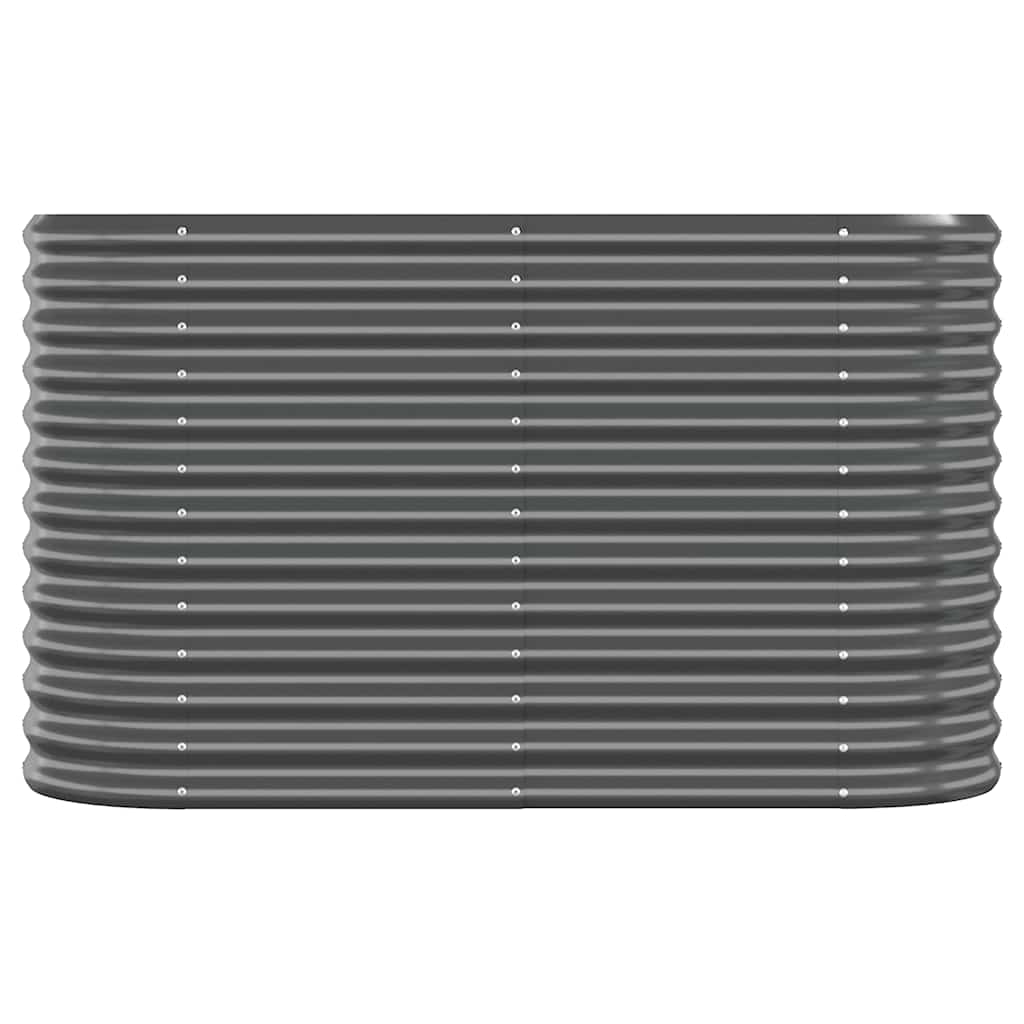Boîte de planification Vidaxl 114x40x68 cm - Anthracite en acier recouvert de