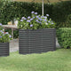 Boîte de planification Vidaxl 114x40x68 cm - Anthracite en acier recouvert de