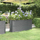 Boîte de planification Vidaxl 152x40x68 cm - Anthracite en acier recouvert de