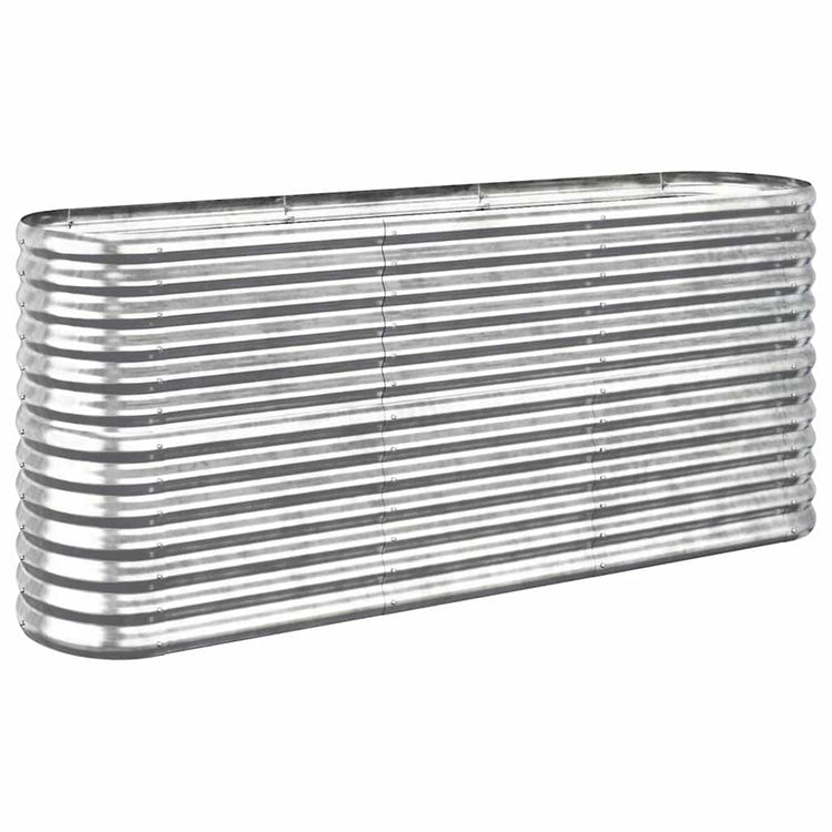Boîte de planification Vidaxl 152x40x68 cm en poudre en acier en acier couleur