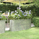 Boîte de planification Vidaxl 152x40x68 cm en poudre en acier en acier couleur