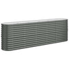 Boîte de planification Vidaxl 224x40x68 cm - Anthracite en acier recouvert de
