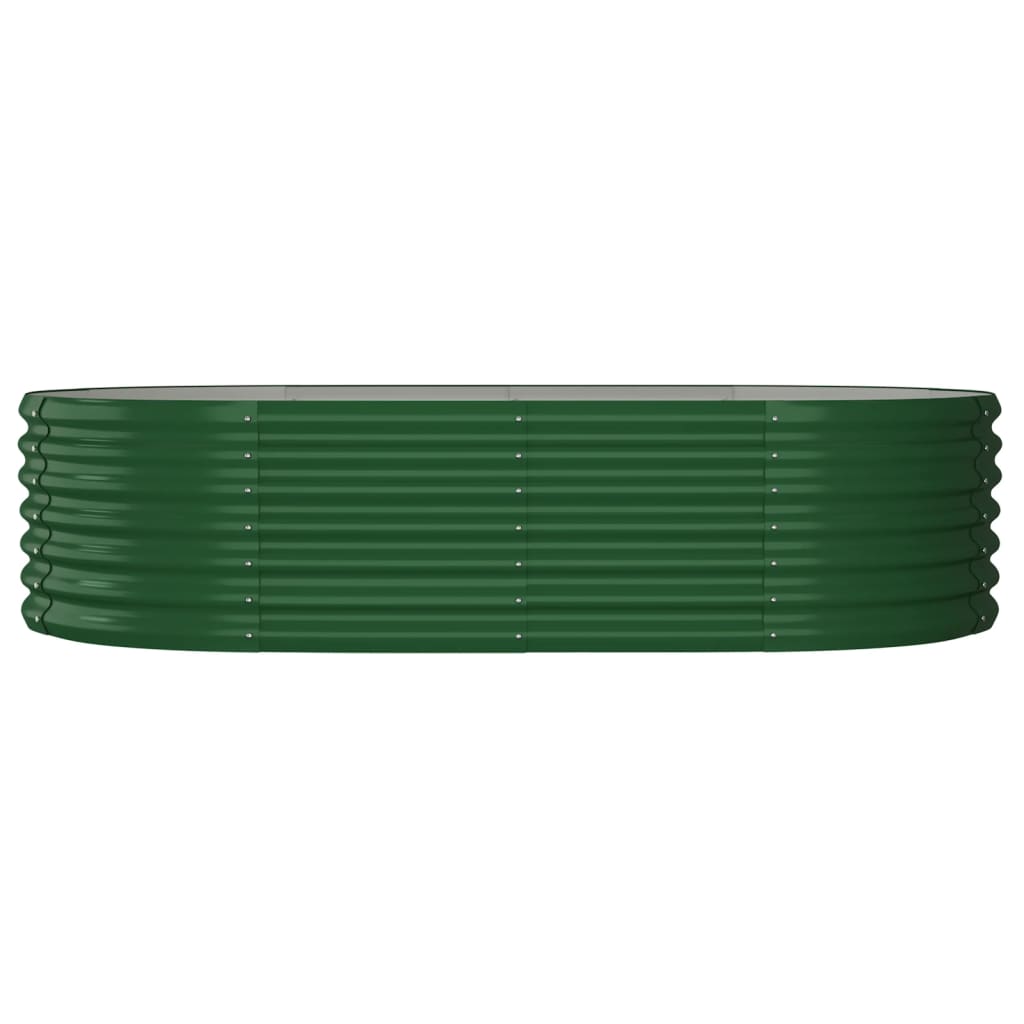 Boîte de planification Vidaxl 152x80x36 cm en poudre et en acier en acier