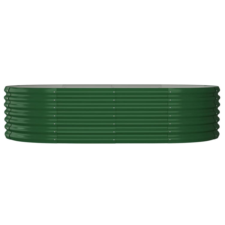 Boîte de planification Vidaxl 152x80x36 cm en poudre et en acier en acier