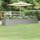 Boîte de planification Vidaxl 296x80x36 cm en poudre en acier en acier couleur
