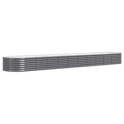 Vidaxl Planning Box 440x80x36 cm en poudre et en acier recouvert d'anthracite -colored - afbeelding 2