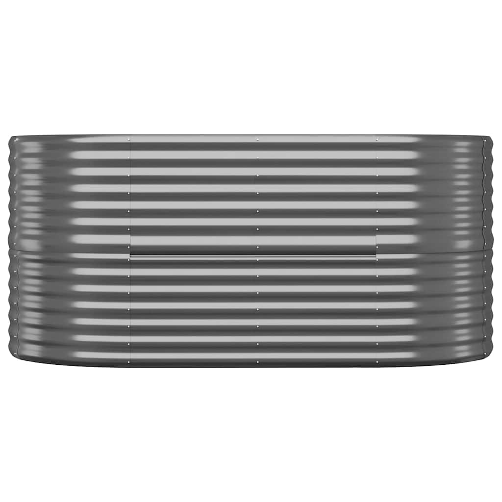 Boîte de planification Vidaxl 152x80x68 cm - Anthracite en acier recouvert de