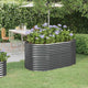 Boîte de planification Vidaxl 152x80x68 cm - Anthracite en acier recouvert de