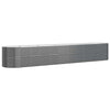 Boîte de planification Vidaxl 440x80x68 cm - Anthracite en acier recouvert de