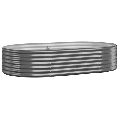 Vidaxl Planning Box 175x100x36 cm en poudre et en acier recouvert d'anthracite -colored