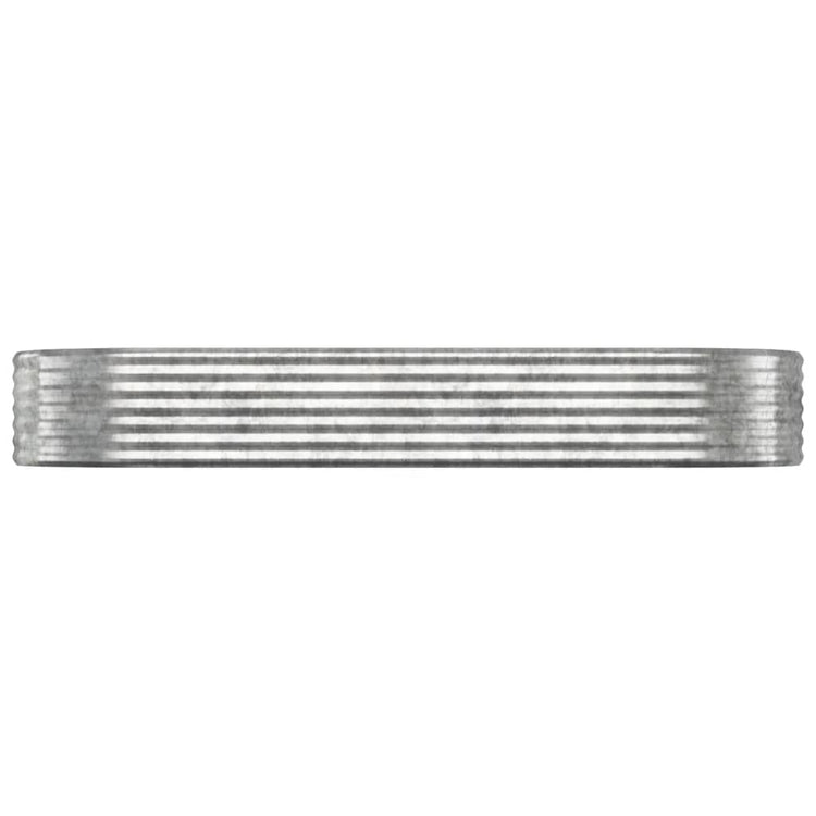 Vidaxx jardinière 249x100x36 cm acier galvanisé couleur argent