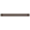 Vidaxx jardinière 396x100x36 cm acier galvanisé marron