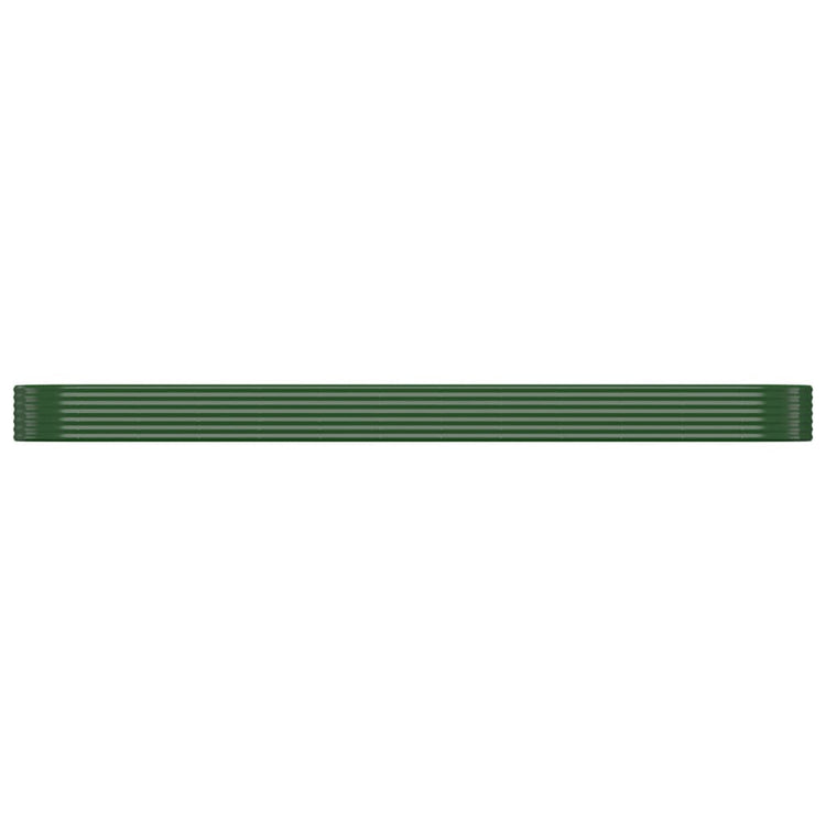 Vidaxx jardinière 507x100x36 cm acier galvanisé vert