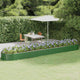 Vidaxx jardinière 507x100x36 cm acier galvanisé vert