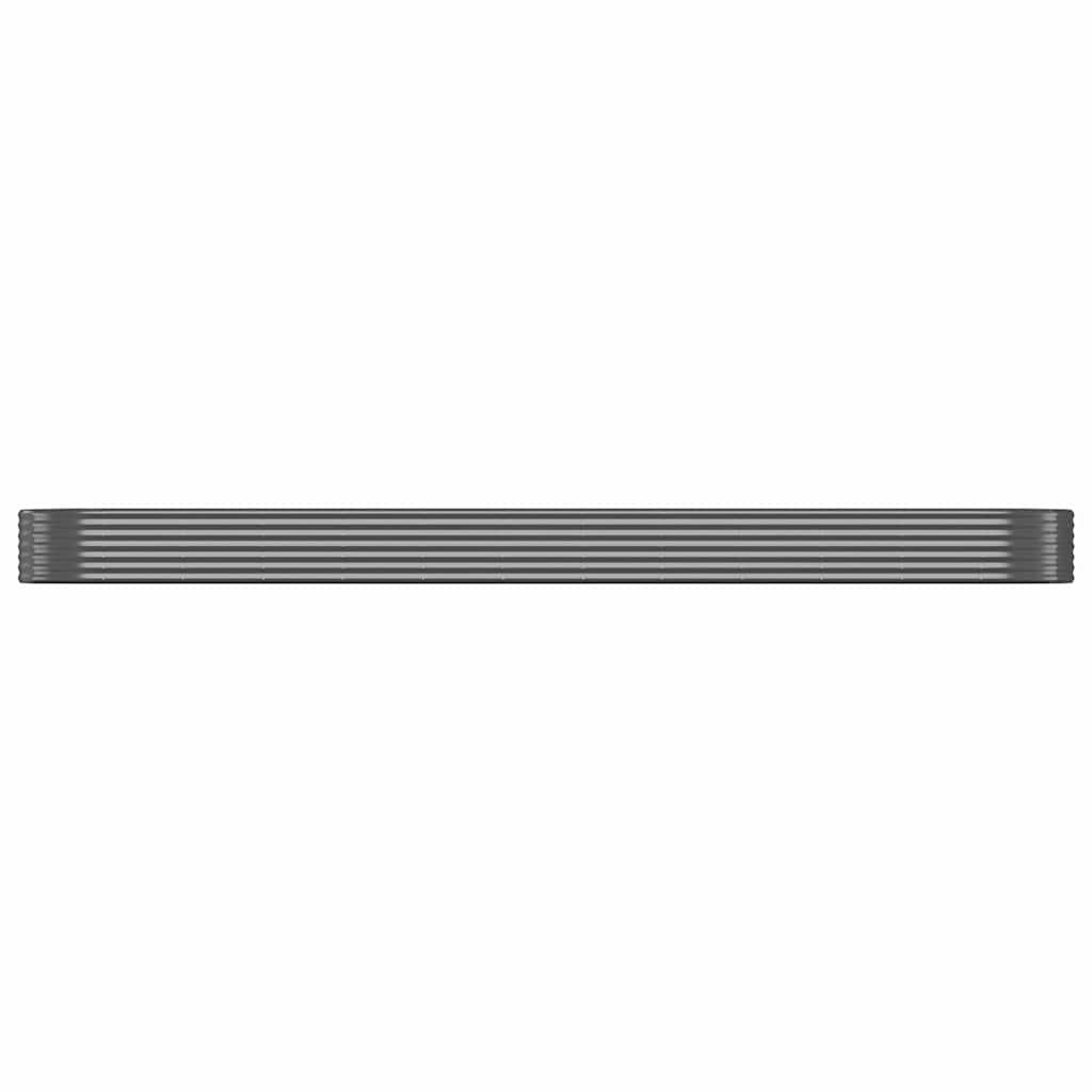 Jardinière Vidaxx 507x100x36 cm acier galvanisé anthracite