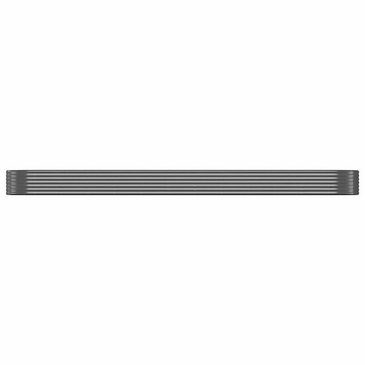 Jardinière Vidaxx 507x100x36 cm acier galvanisé anthracite