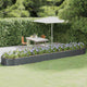 Jardinière Vidaxx 507x100x36 cm acier galvanisé anthracite