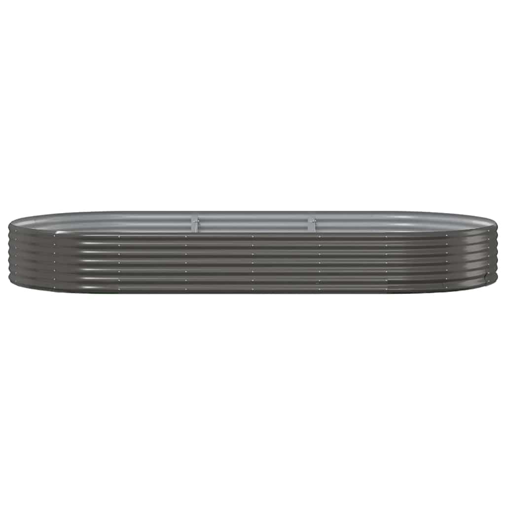 Vidaxx bac de jardin surélevé acier galvanisé 296x140x36 cm anthracite