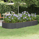 Vidaxx bac de jardin surélevé acier galvanisé 296x140x36 cm anthracite