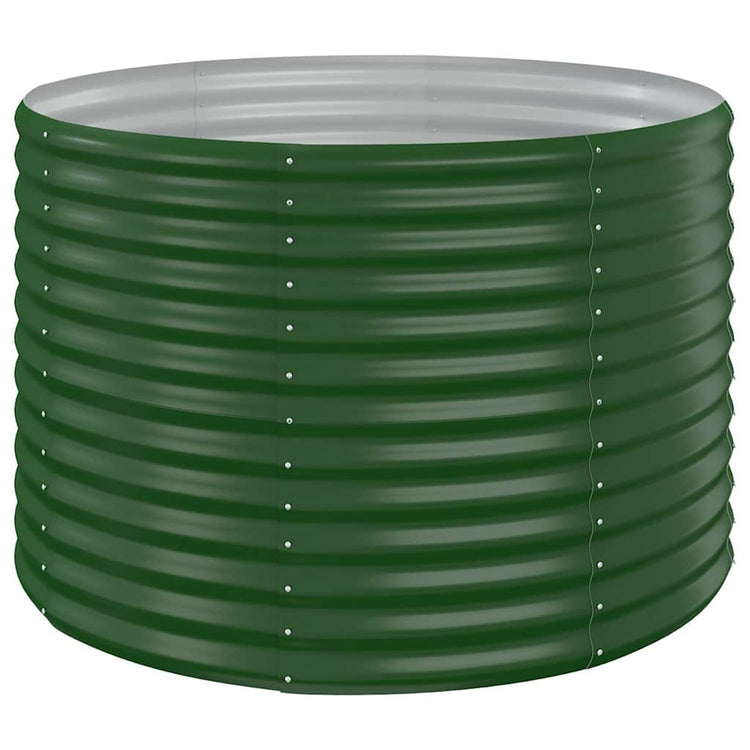 Vidaxx jardinière 100x100x68 cm acier galvanisé vert