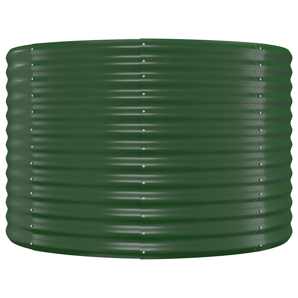 Vidaxx jardinière 100x100x68 cm acier galvanisé vert