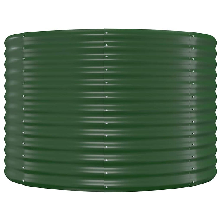 Vidaxx jardinière 100x100x68 cm acier galvanisé vert