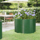 Vidaxx jardinière 100x100x68 cm acier galvanisé vert