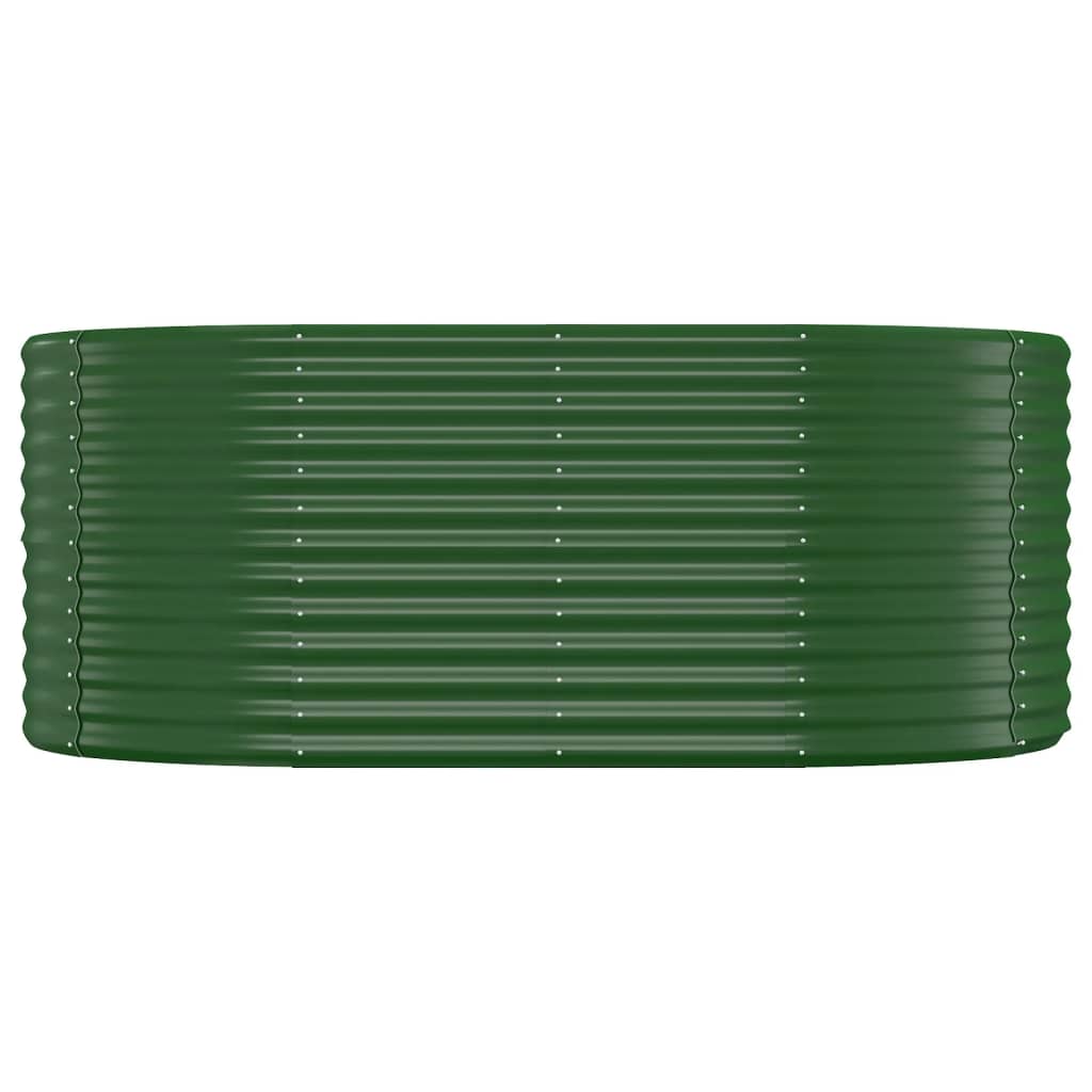 Boîte de planification Vidaxl 175x100x68 cm en poudre et en acier en acier