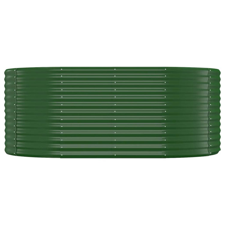 Boîte de planification Vidaxl 175x100x68 cm en poudre et en acier en acier