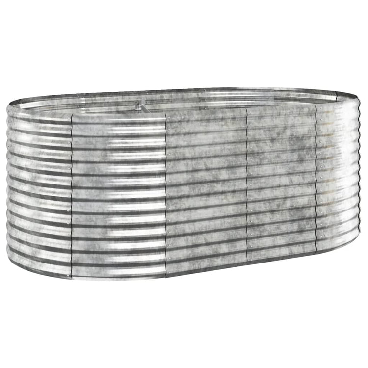 Boîte de planification Vidaxl 175x100x68 cm en poudre en acier en acier couleur