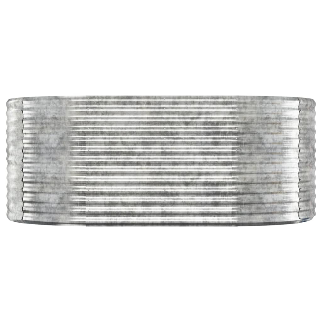 Boîte de planification Vidaxl 175x100x68 cm en poudre en acier en acier couleur