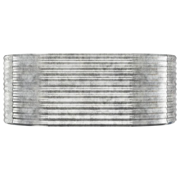 Boîte de planification Vidaxl 175x100x68 cm en poudre en acier en acier couleur