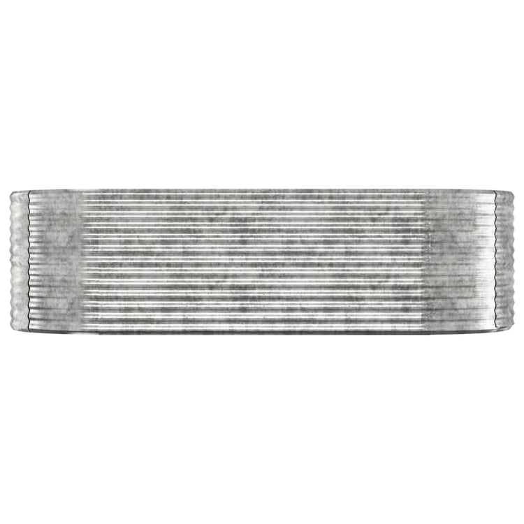 Boîte de planification Vidaxl 249x100x68 cm en poudre en acier en acier couleur