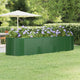 Boîte de planification Vidaxl 322x100x68 cm - Green en acier recouvert