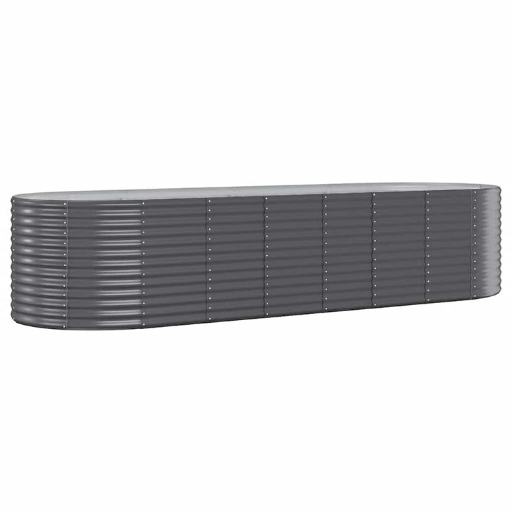 Jardinière Vidaxx 322x100x68 cm acier galvanisé anthracite
